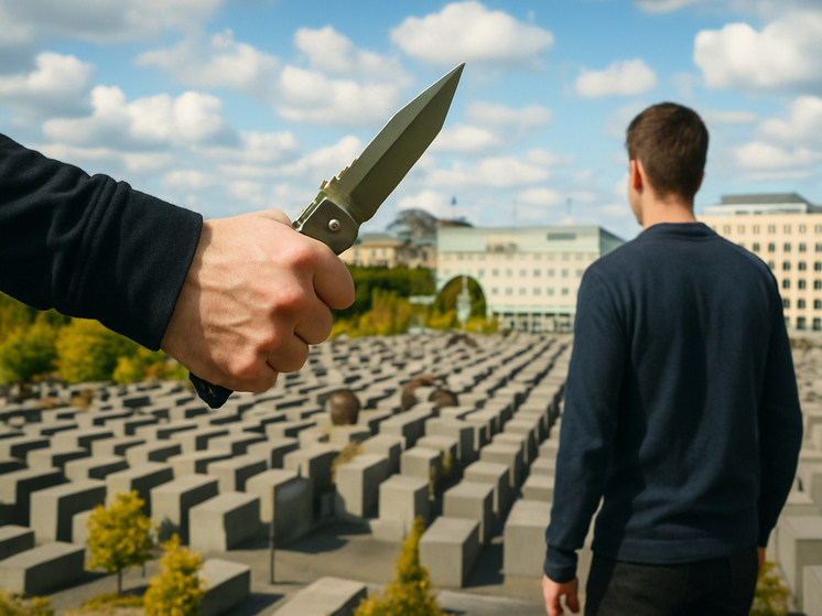 Германия — Тень ножа на стелах памяти