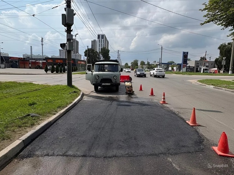 С начала года в Туле отремонтировали 84 тысячи кв. метров дорог