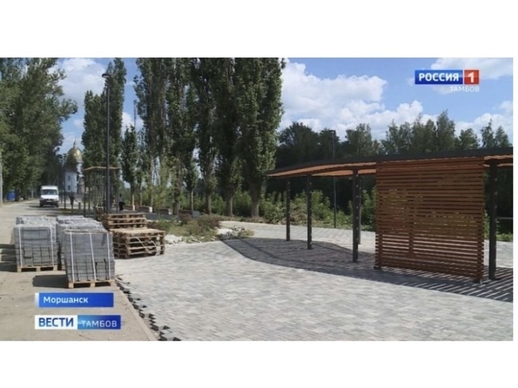 Набережную Цны в Моршанске Тамбовской область ждет масштабное преображение