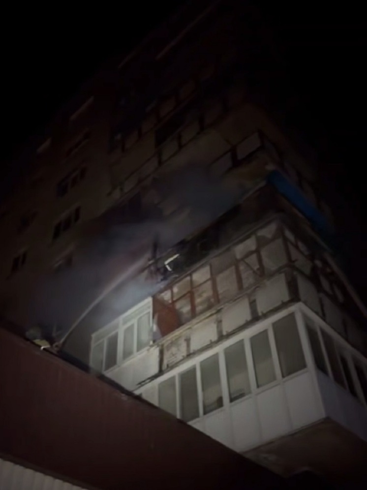 В Горловке ликвидировали пожар из-за атаки беспилотника