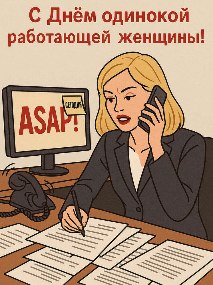 4 августа отмечается День одинокой работающей женщины