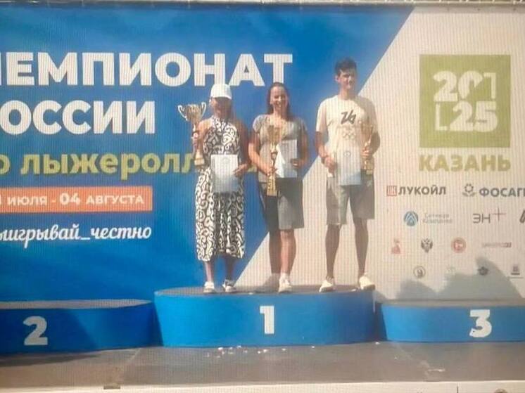Ленинградец завоевал бронзу на чемпионате России по лыжероллерам