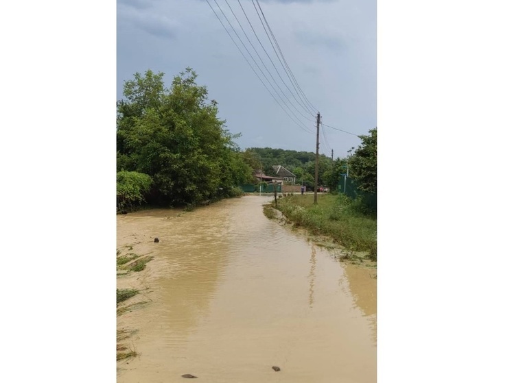 Уровень воды в реках в Горячем Ключе спадает