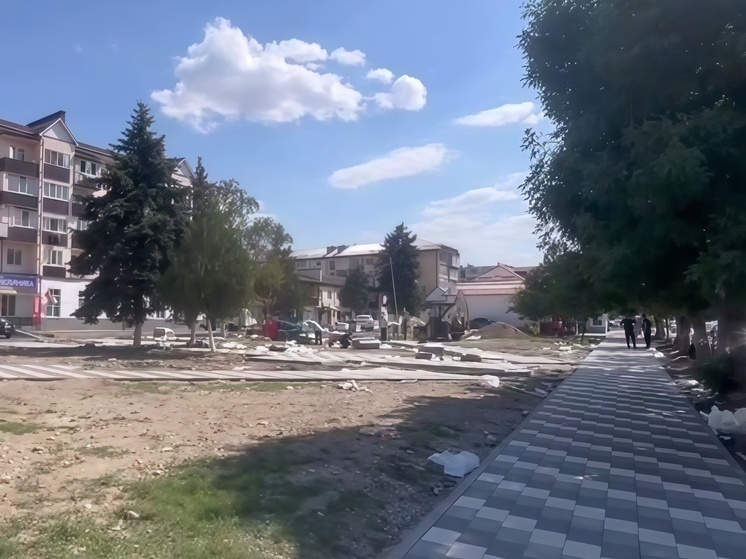 В Нарткале КБР новый сквер займет площадь свыше 1200 кв. метров
