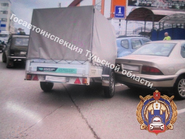 В Туле прицеп оторвался от автомобиля и травмировал женщину-водителя