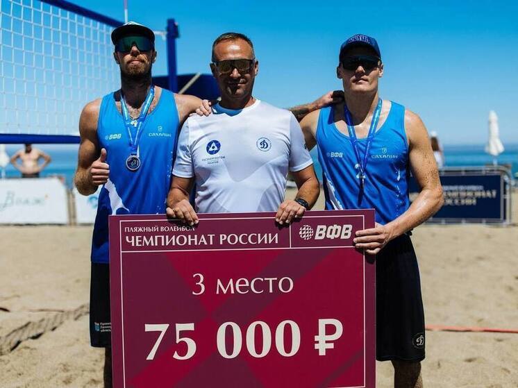 «Динамо-ЛО» взяли бронзу на чемпионате России по пляжному волейболу