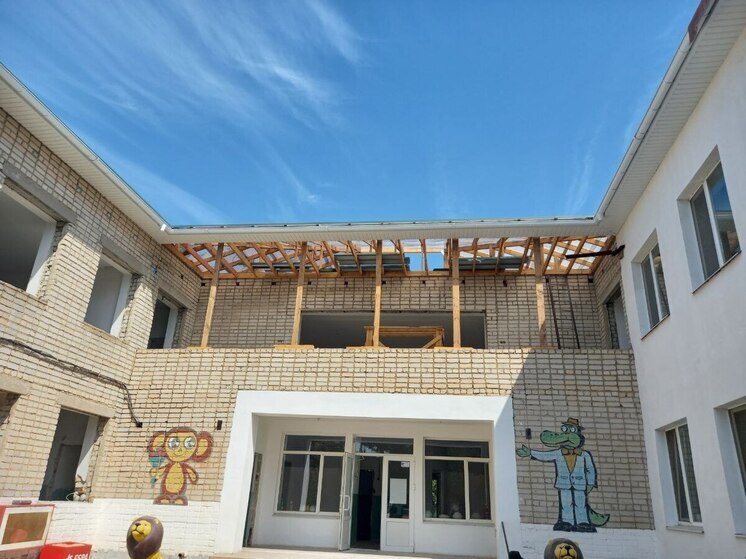 Реконструкция детского сада в селе Красное идёт полным ходом