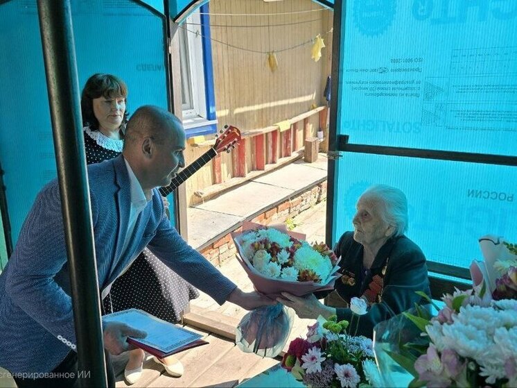 В Тюменской области с вековым юбилеем поздравили труженицу тыла