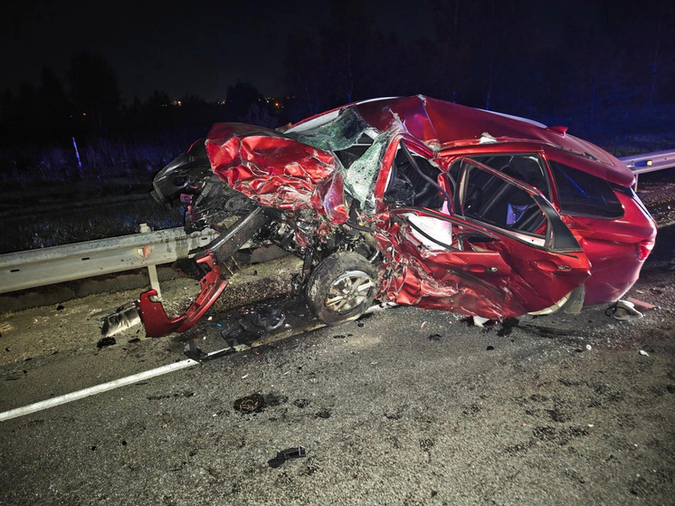 Два автомобилиста погибли в лобовом ДТП на трассе в Орловской области