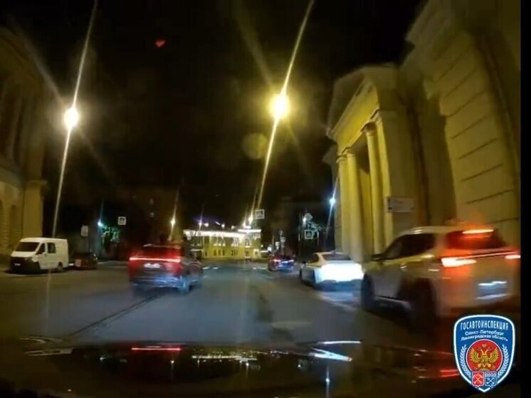 Пассажиры иномарки «Эксид» в Петербурге высунулись из машины и получили штраф