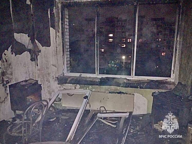 В Туле во время пожара в квартире погиб мужчина