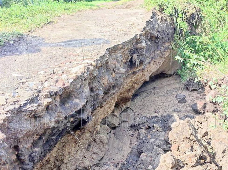 Ni Mash: дом провалился в яму после жутких ливней в Арзамасе