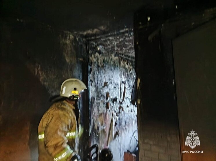 В Богородицком районе загорелся многоквартирный дом