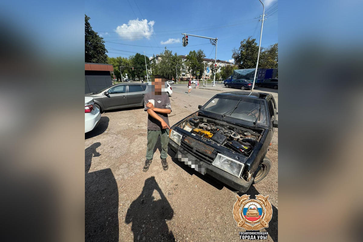 Уфимские автоинспекторы остановили машину с поддельными номерами