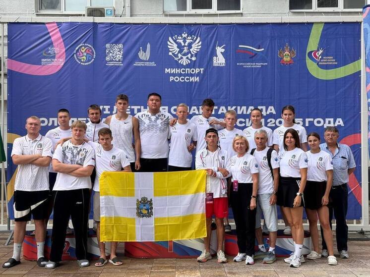 Сборная Ставрополья отличилась на летней Спартакиаде молодёжи России по лёгкой атлетике