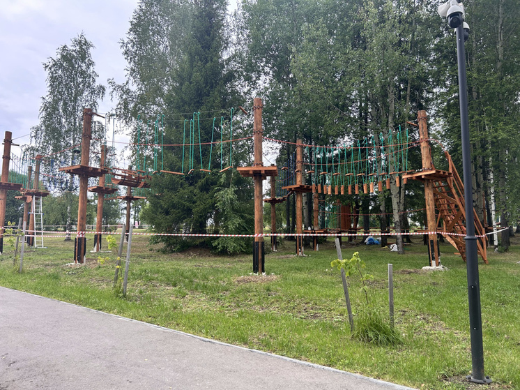 В Чусовом открылся веревочный парк