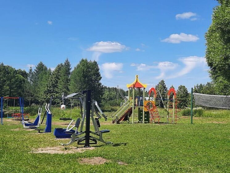 Новая спортивно-игровая площадка открылась в Мурашинском районе