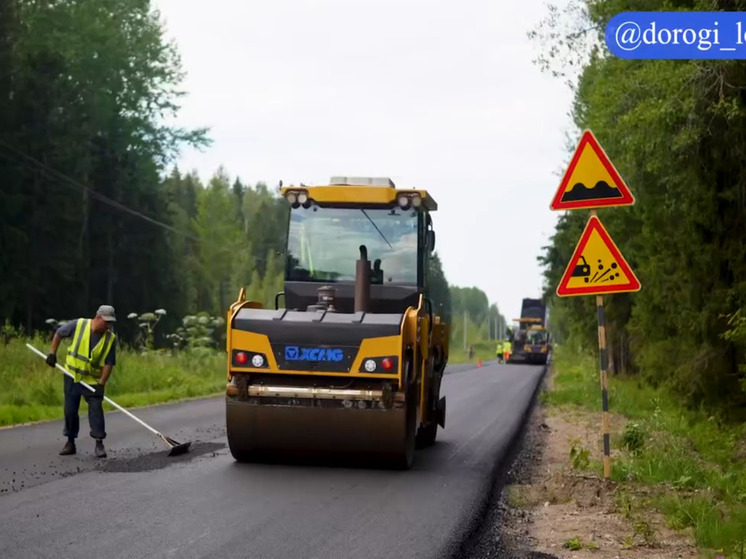 Участок дороги Копорье-Ручьи отремонтируют к середине сентября