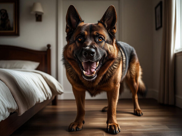 В Чебоксарах овчарка напала на полицейского и получила пулю