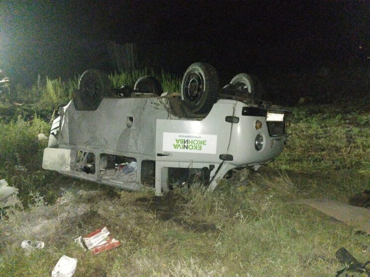 Под Воронежем большегруз въехал на скорости в УАЗик: двое в больнице