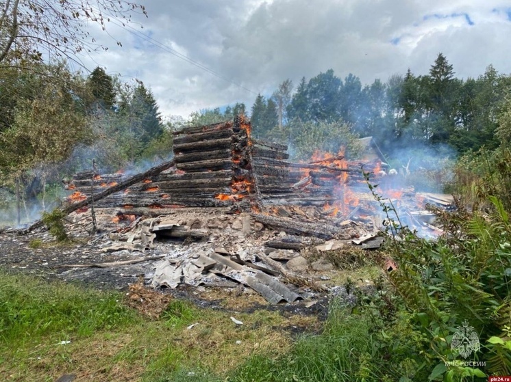 Три дома горели в Псковской области за последние сутки