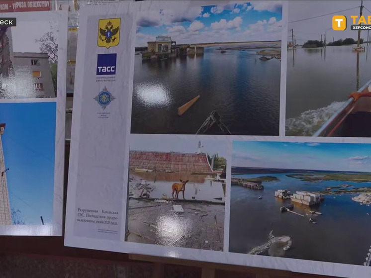 В Геническе провели фотовыставку, посвященную русскому Херсону