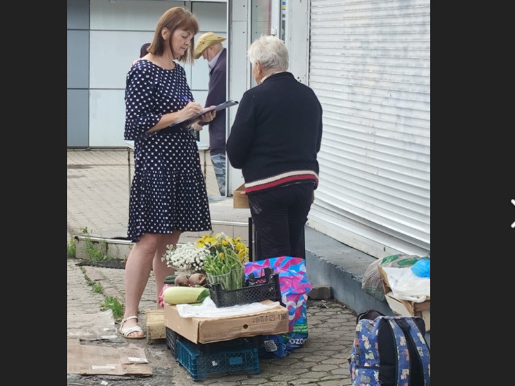 В Ярославле у Белинского рынка беспощадно оштрафовали бабушек с кабачками и укропом