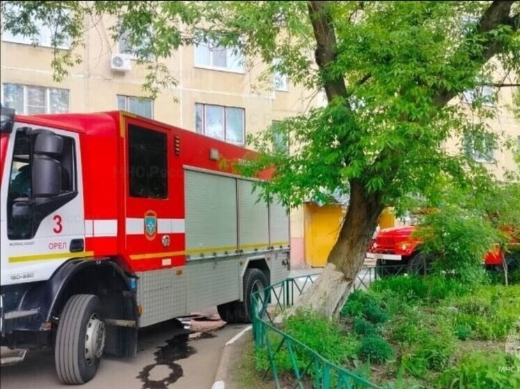 В Орле в жилом доме вспыхнула входная дверь