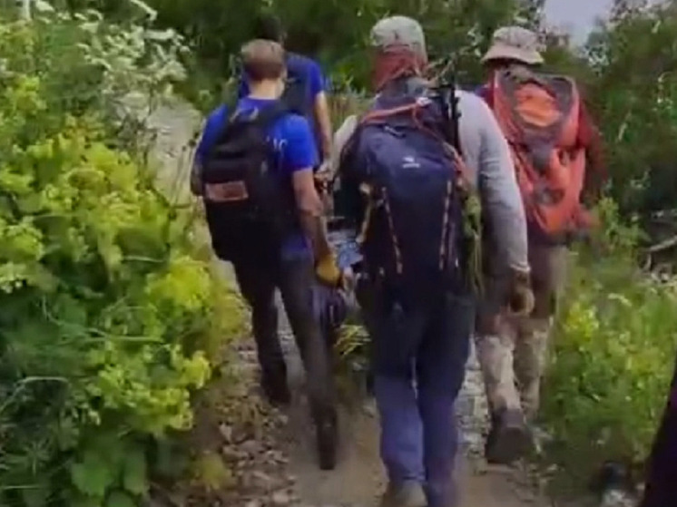 Турист пострадал в горах Сочи