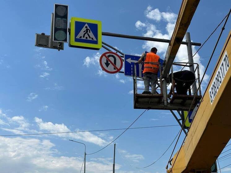 В Ингушетии устанавливают новые светофоры для повышения безопасности на дорогах