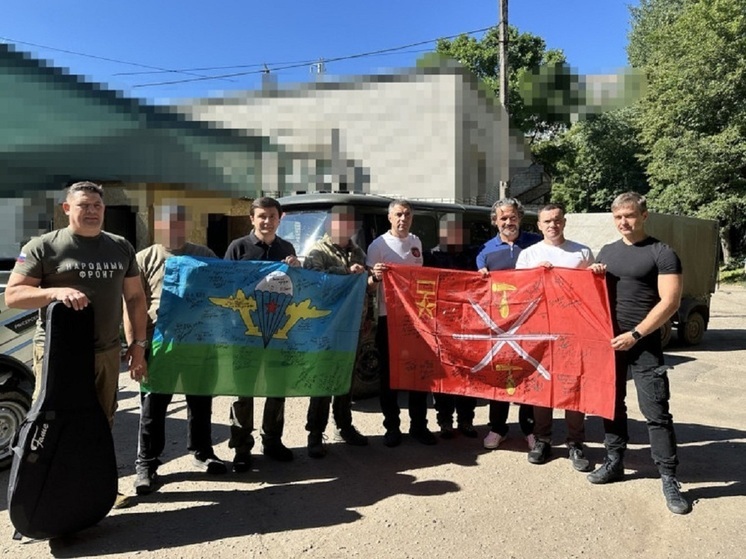 Алексей Эрк и Евгений Смолянинов доставили новую партию доппомощи военным в Курскую область