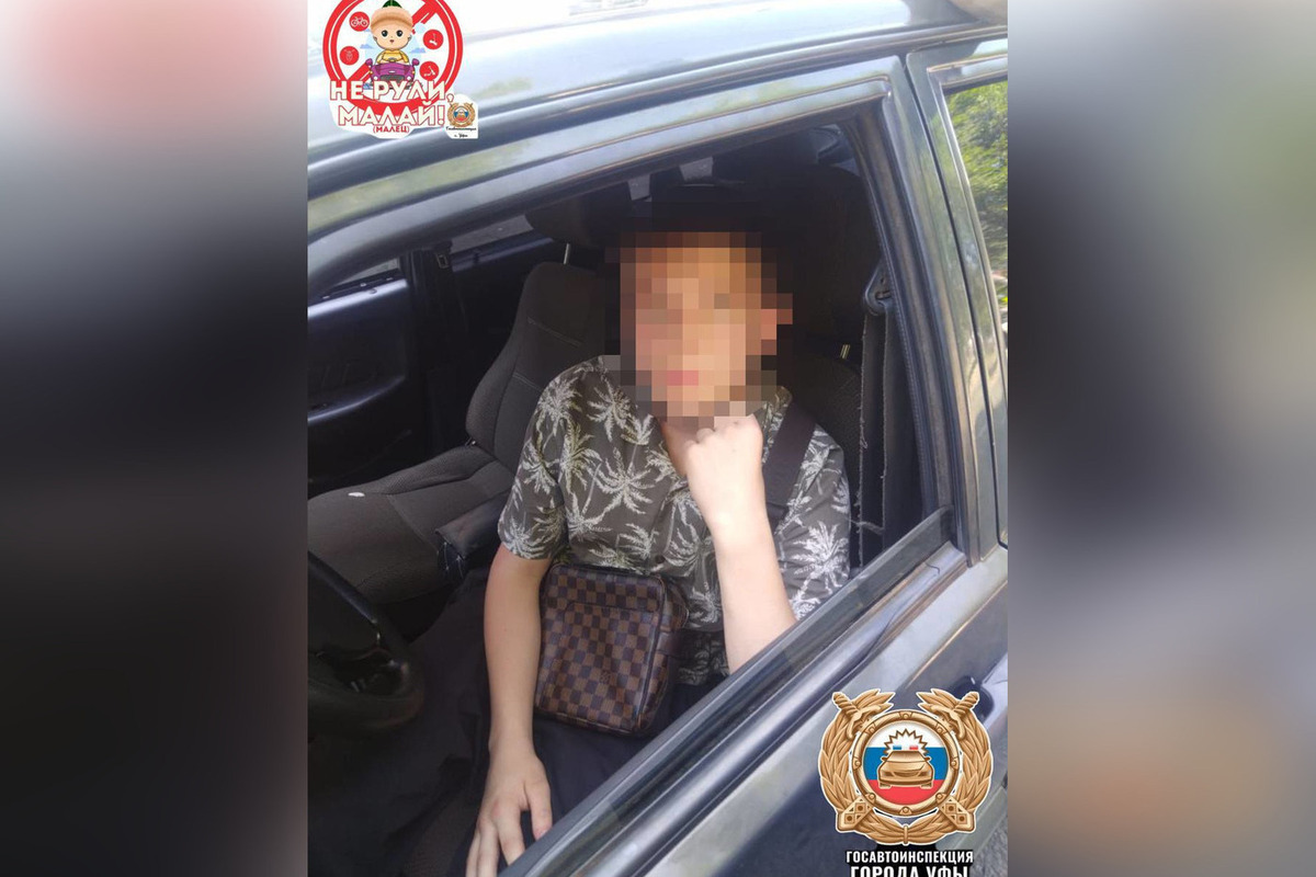 Уфимские автоинспекторы задержали 16-летнего юношу за рулем машины