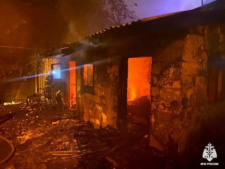 Квартира выгорела в результате пожара на западе Тамбова