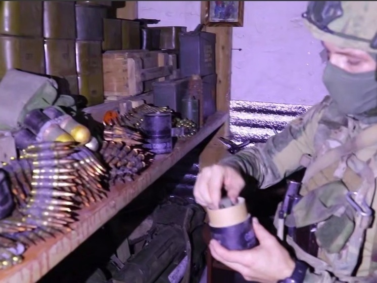 В ДНР обнаружили украинский подземный склад с оружием