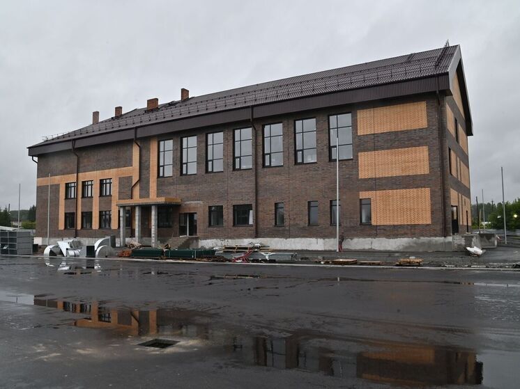 Новая школа с стадионом почти готова в Репьево Новосибирской области