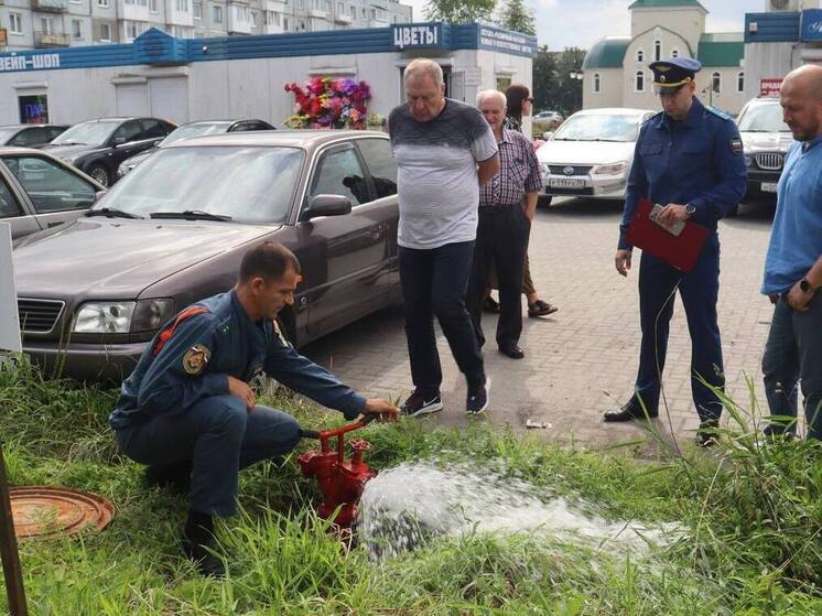 В Черняховске после вмешательства прокуратуры заменили пожарные гидранты