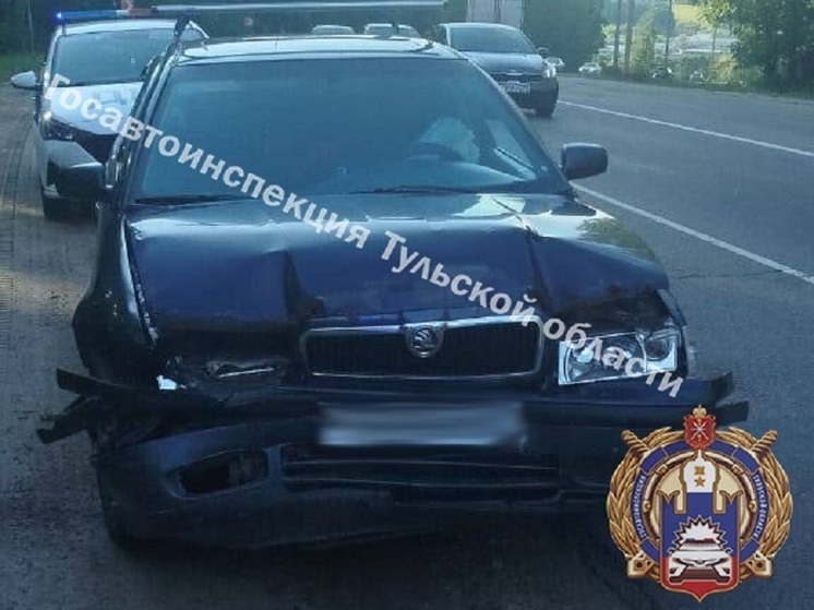 Под Тулой поймали пьяного водителя Skoda, скрывшегося с места ДТП