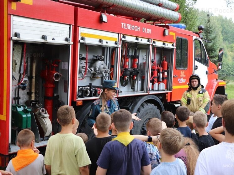 В Орловской области в лагере «Мечта» прошёл день безопасности