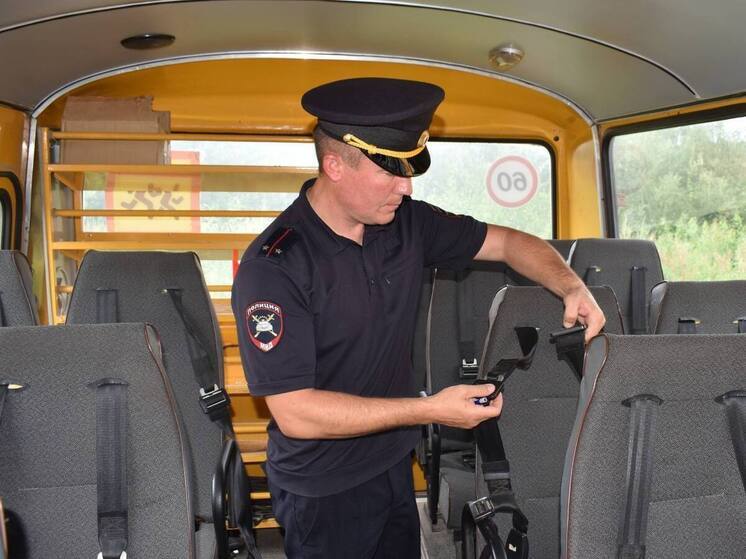 Госавтоинспекция проверяет школьные автобусы в Брянской области