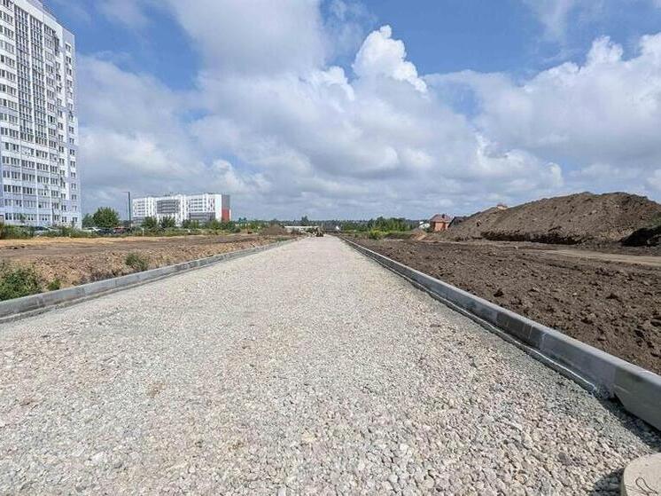 В Орле на 70% завершено строительство дороги по улице Витольда Почернина