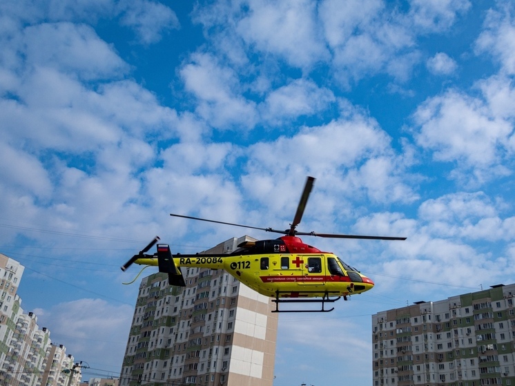 Вертолёт санавиации с начала года эвакуировал 103 человека в Курской области