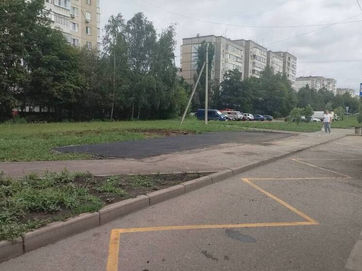 В Липецке завершают ремонт дорог в 21-м микрорайоне
