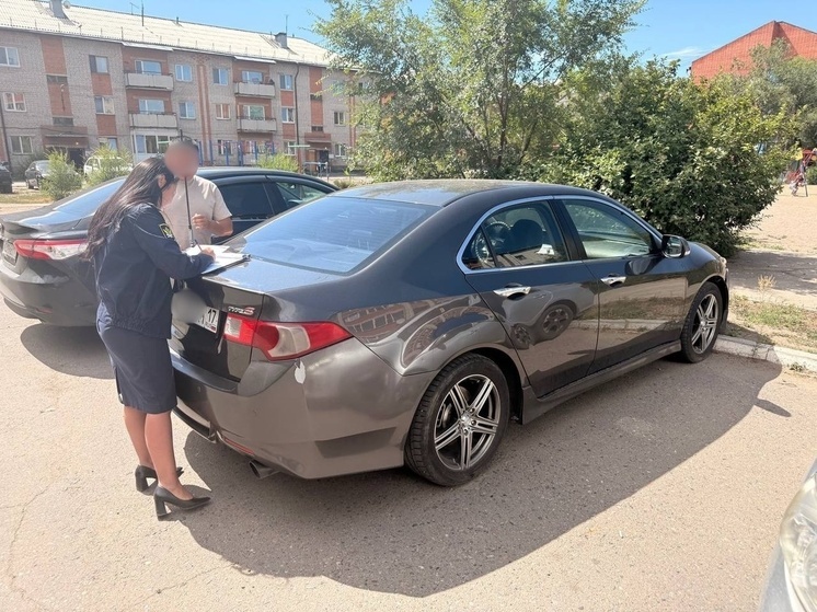 В Кызыле обнаружен автомобиль должника, объявленный в розыск