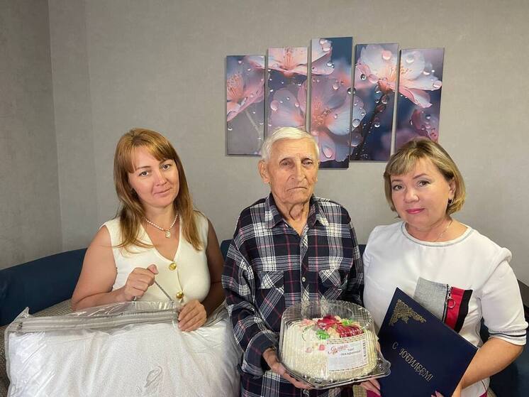 Ветеран ВОВ Кирилл Полоротов из Забайкалья отметил свой 95-летний юбилей