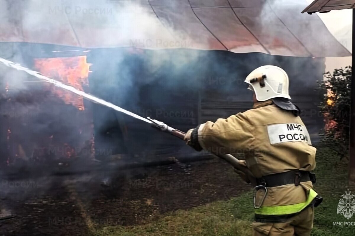 Два частных дома спасли от пожара в Алатыре