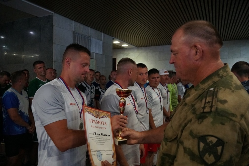 Росгвардейцы Чувашии завоевали "серебро" чемпионата ПФО по мини-футболу