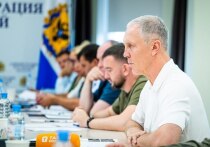 Состоялась встреча по вопросам функционирования медицинской сферы в Херсонской области, в которой приняли участие руководитель Минздрава России Михаил Мурашко и губернатор региона Владимир Сальдо
