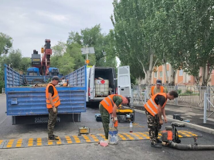 Ремонт дорог в Астрахани продолжается