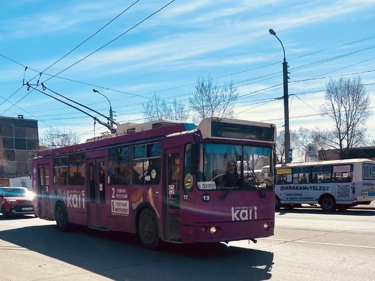 В Абакане общественный транспорт будет ходить допоздна в честь Дня города