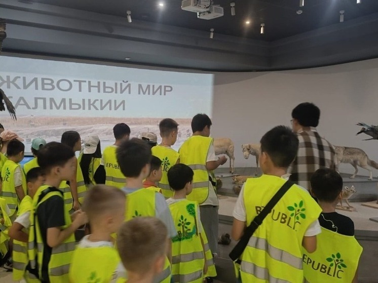 Музей Калмыкии провел экскурсию для школьников